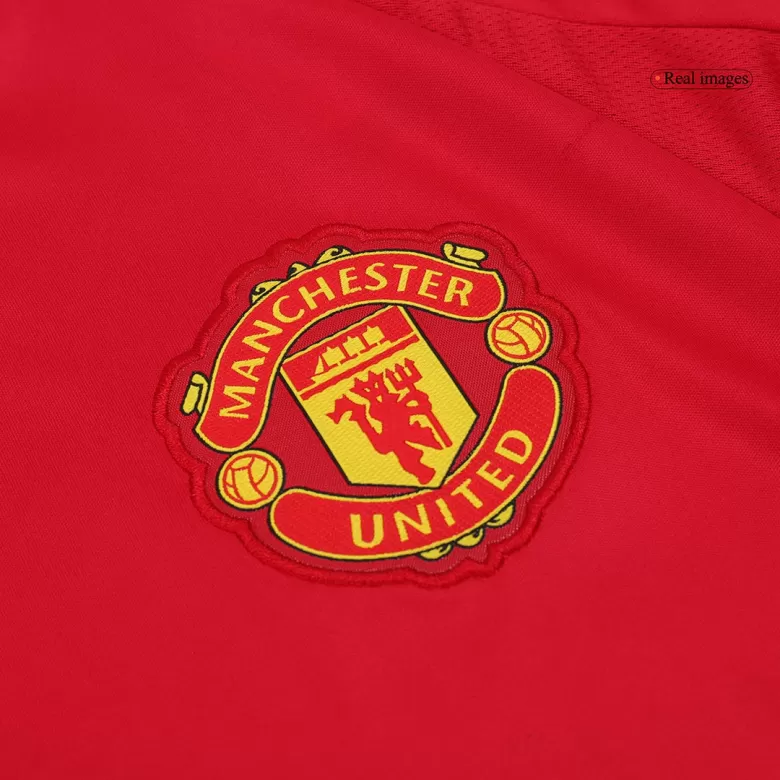 Manchester United Long Sleeve Jersey Home Football Shirt 2024/25 - bestsoccerstore