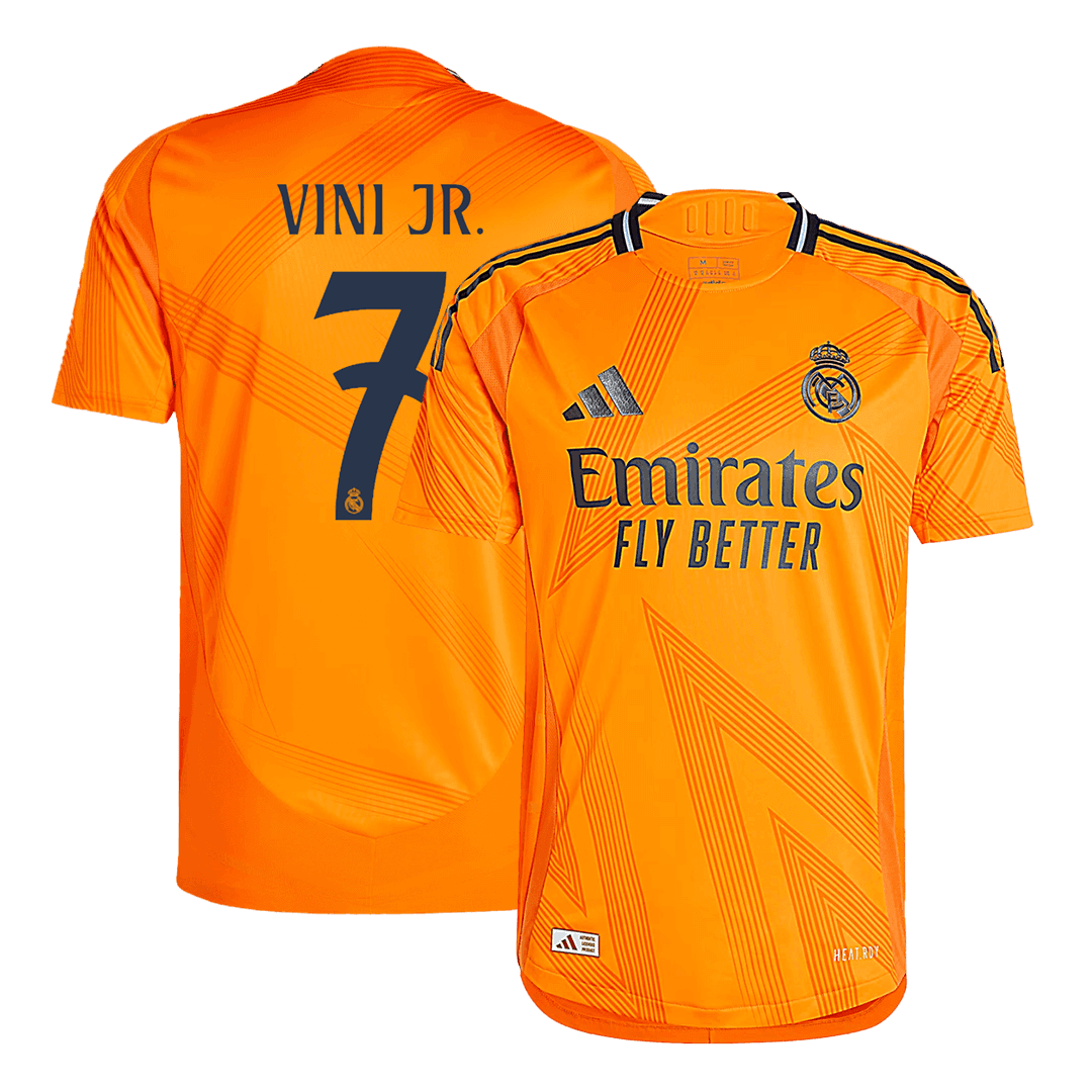 Real Madrid VINI JR. #7 Away Custom Player Version Soccer Jersey - bestsoccerstore