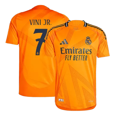 Authentic VINI JR. #7 Soccer Jersey Real Madrid Away Shirt 2024/25 - bestsoccerstore