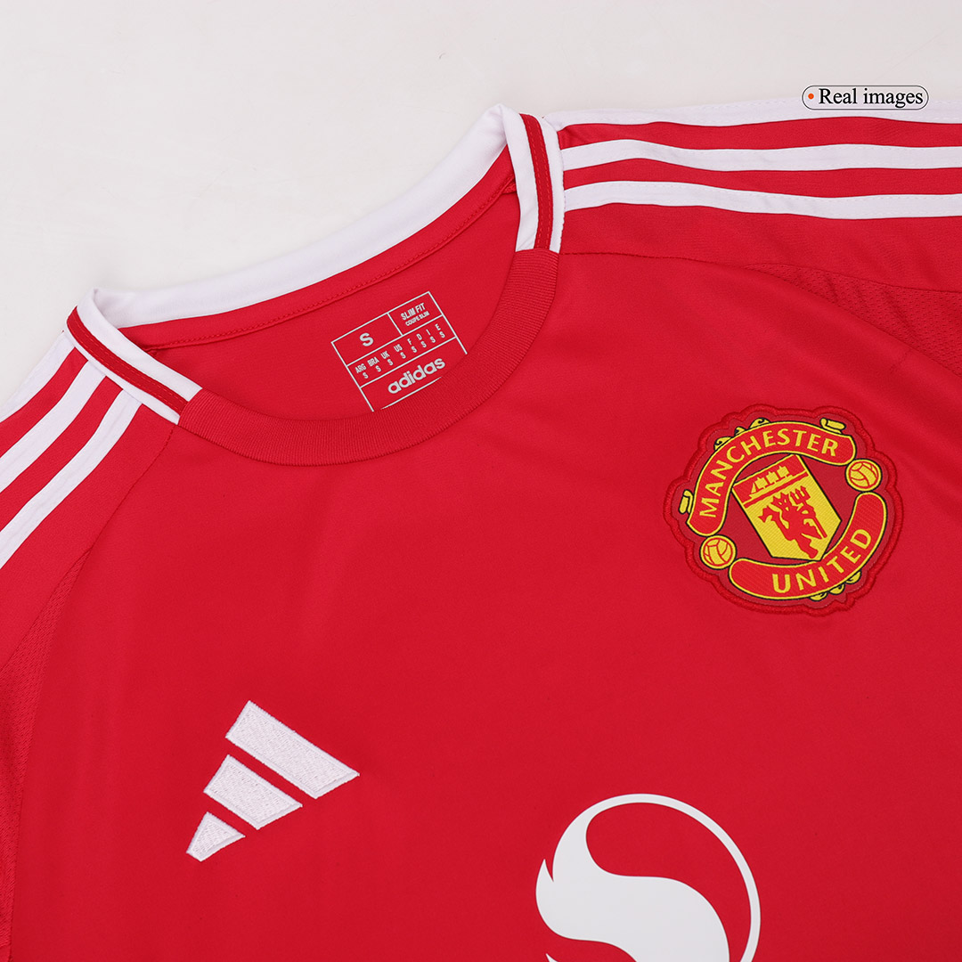 Manchester United Long Sleeve Jersey Home Football Shirt - bestsoccerstore