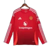 Manchester United Long Sleeve Jersey Home Football Shirt 2024/25 - bestsoccerstore