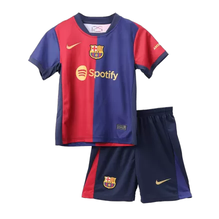 Kids Barcelona Custom Home Soccer Kits 2024/25 - bestsoccerstore