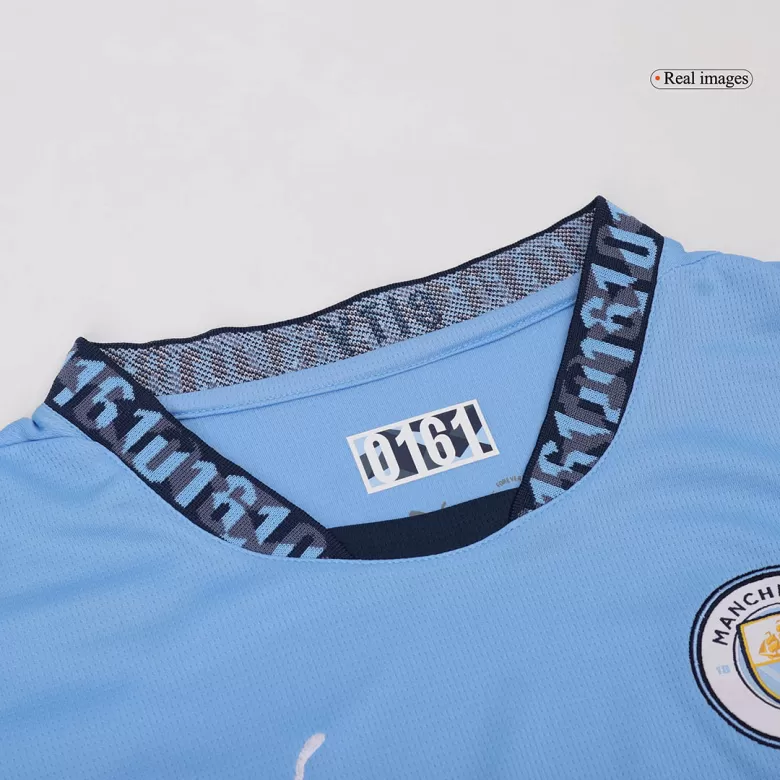 Manchester City Soccer Jersey Home Women's Custom Shirt 2024/25 - bestsoccerstore