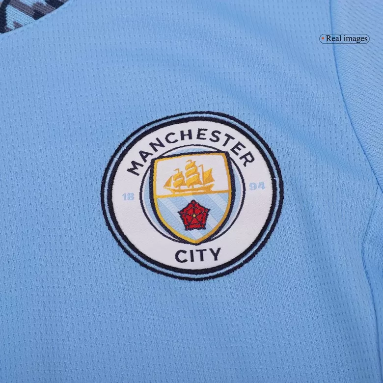 Manchester City Soccer Jersey Home Women's Custom Shirt 2024/25 - bestsoccerstore