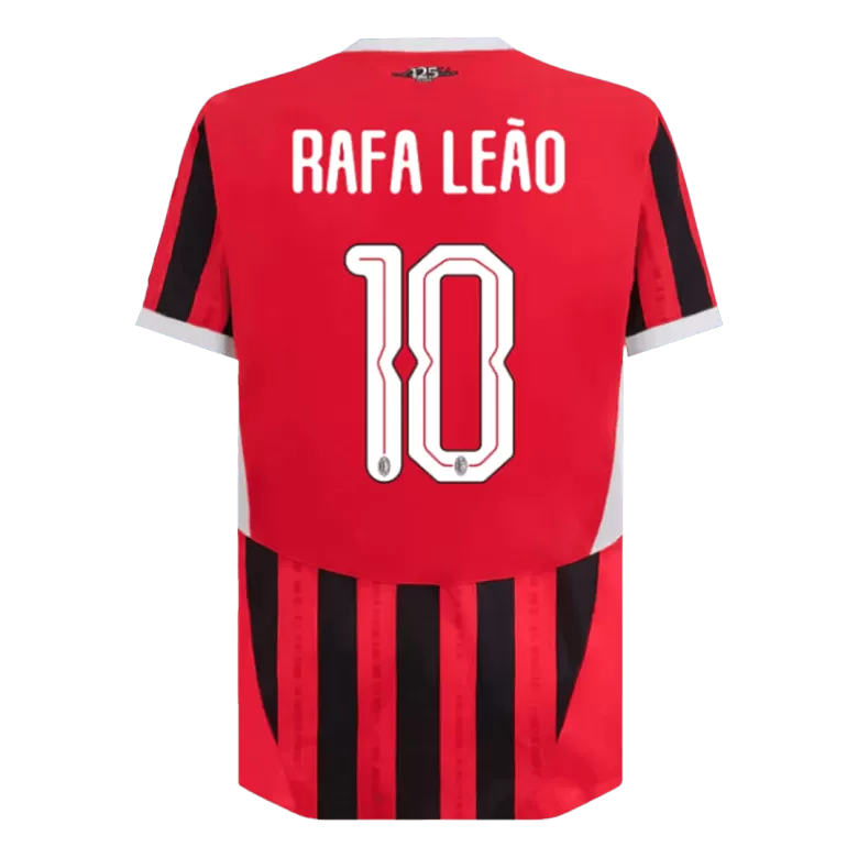 Authentic RAFA LEÃO #10 Soccer Jersey AC Milan Home Shirt 2024/25 - UCL - bestsoccerstore