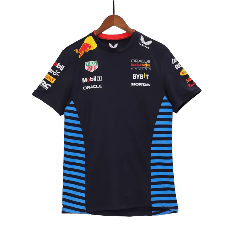 Red Bull F1 Racing Team Navy T-Shirt 2024 Plus Size(3XL-5XL) - bestsoccerstore