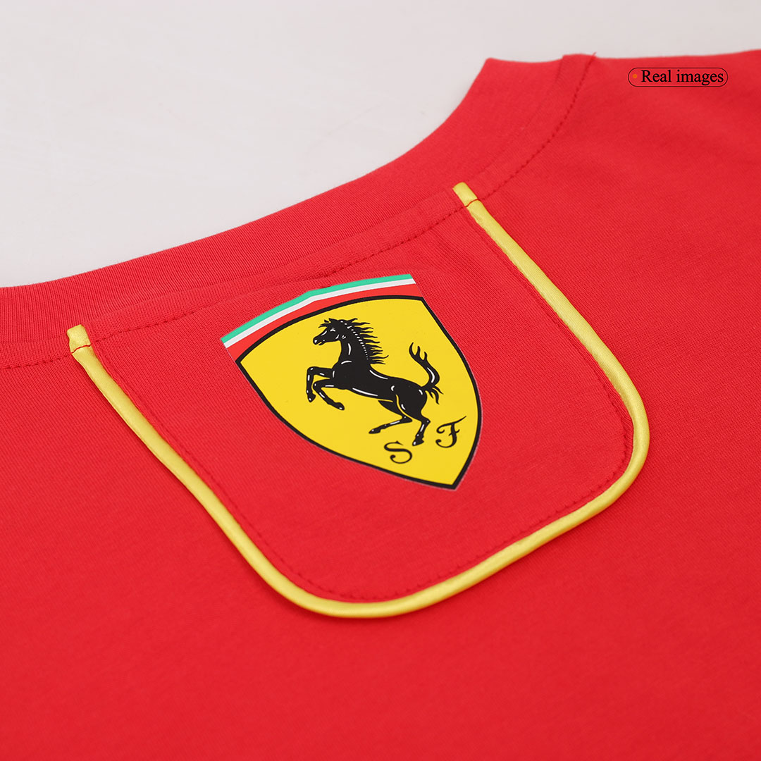 Ferrari F1 Racing Team Charles Leclerc #16 Red T-Shirt - bestsoccerstore