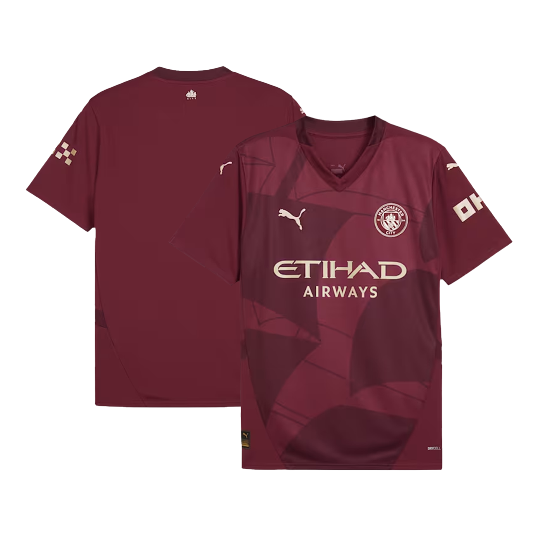 Manchester City Soccer Jersey Third Away Custom Shirt - bestsoccerstore