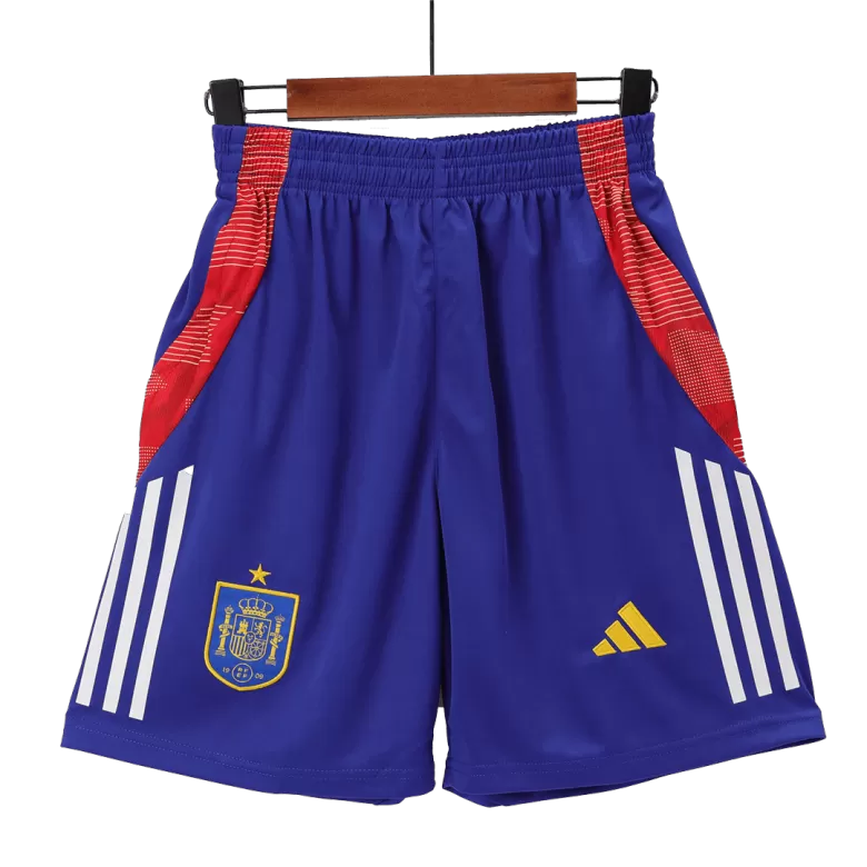 Spain Soccer Shorts Pre-Match 2024 - bestsoccerstore