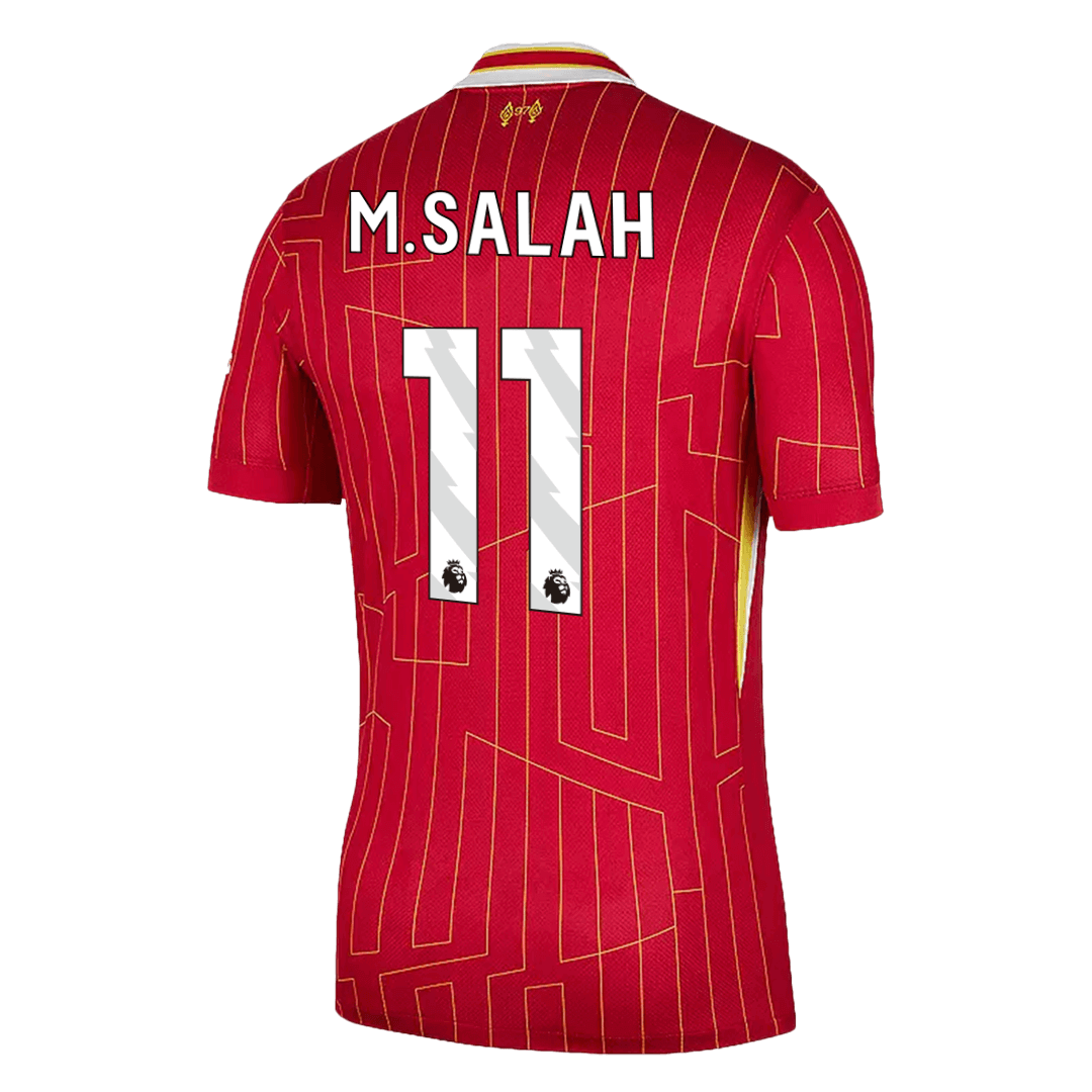 M.SALAH #11 Liverpool Soccer Jersey Home Custom Shirt - bestsoccerstore