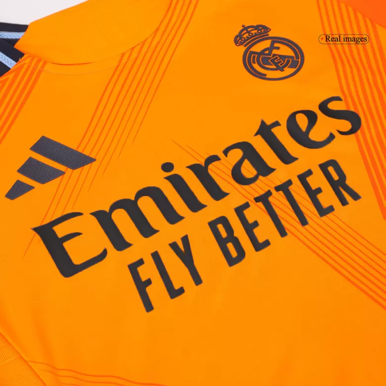 Authentic Real Madrid Jersey Custom Away Soccer Full Soccer Kit 2024/25 - bestsoccerstore