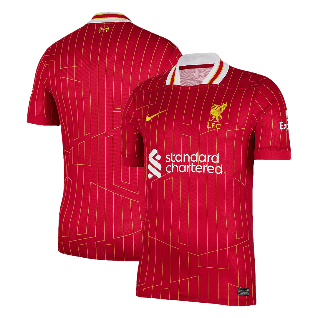 Liverpool Soccer Jersey Home Custom Shirt