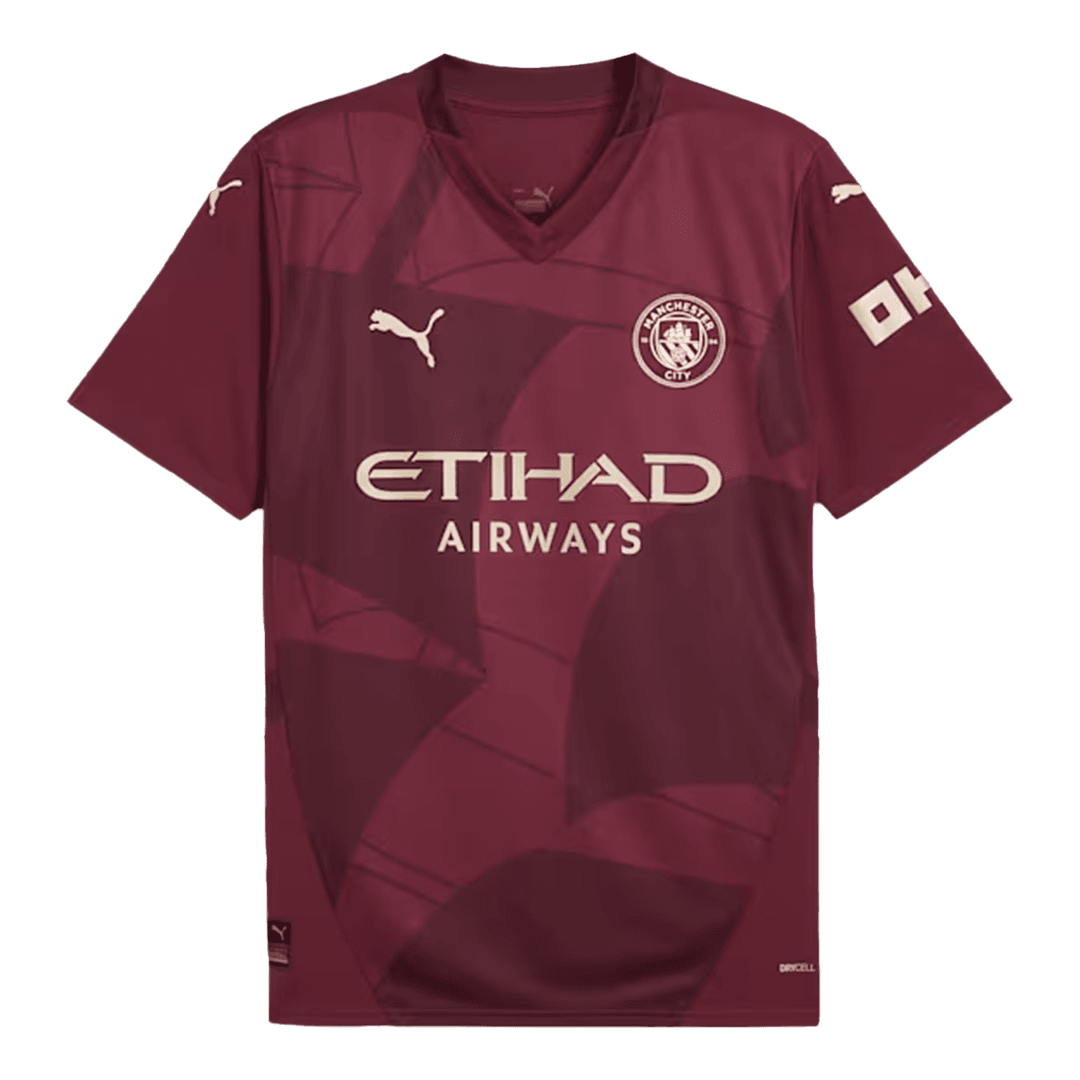 Manchester City Soccer Jersey Third Away Custom Shirt - bestsoccerstore