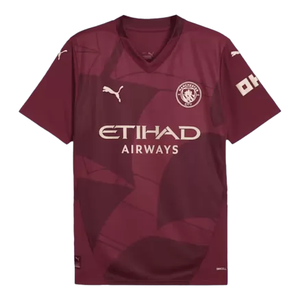 Manchester City Soccer Jersey Third Away Custom Shirt 2024/25 - bestsoccerstore