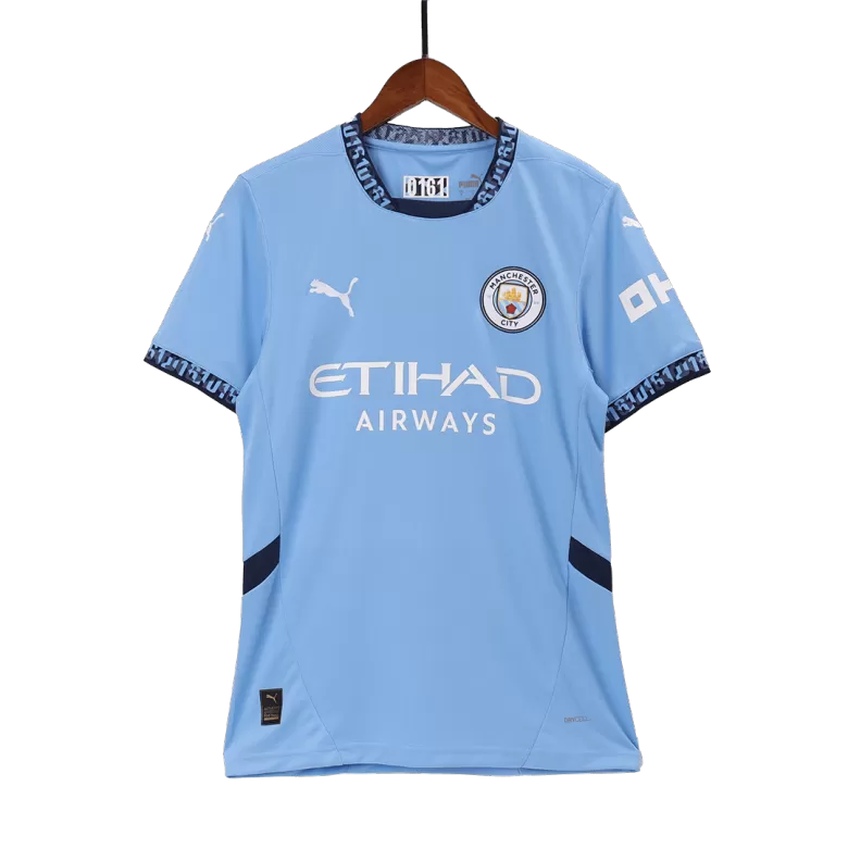 Manchester City Soccer Jersey Home Custom Shirt 2024/25 - bestsoccerstore