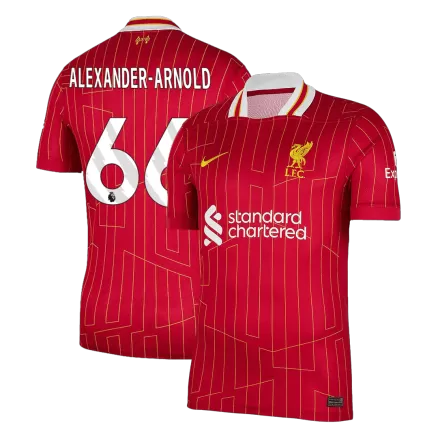 ALEXANDER-ARNOLD #66 Liverpool Soccer Jersey Home Custom Shirt 2024/25 - bestsoccerstore