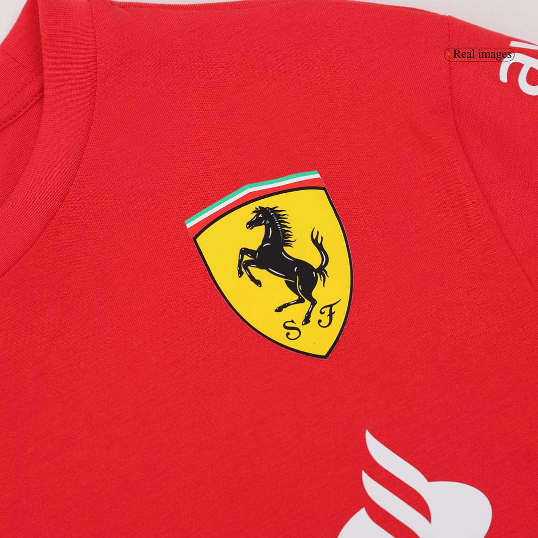 Ferrari F1 Racing Team Charles Leclerc #16 Red T-Shirt - bestsoccerstore