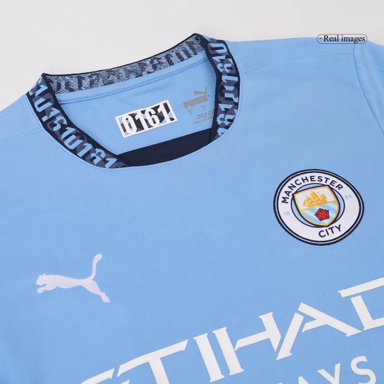 Manchester City Soccer Jersey Home Custom Shirt 2024/25 - bestsoccerstore