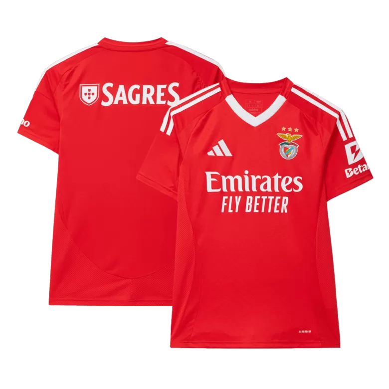 Benfica Soccer Jersey Home Custom Shirt 2024/25 - bestsoccerstore