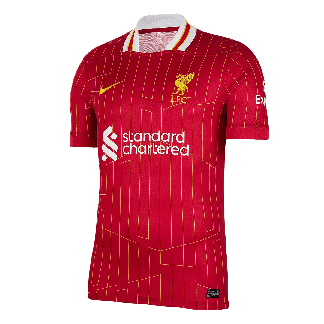 Liverpool Soccer Jersey Home Custom Shirt - bestsoccerstore