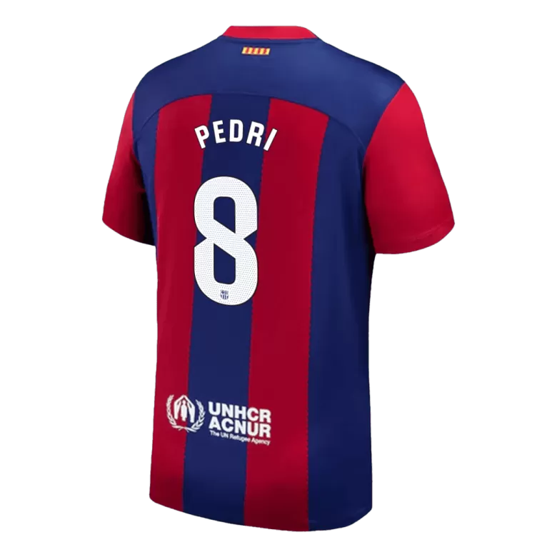  Jersey Custom PEDRI #8 Soccer Jersey Home 2023/24 - bestsoccerstore