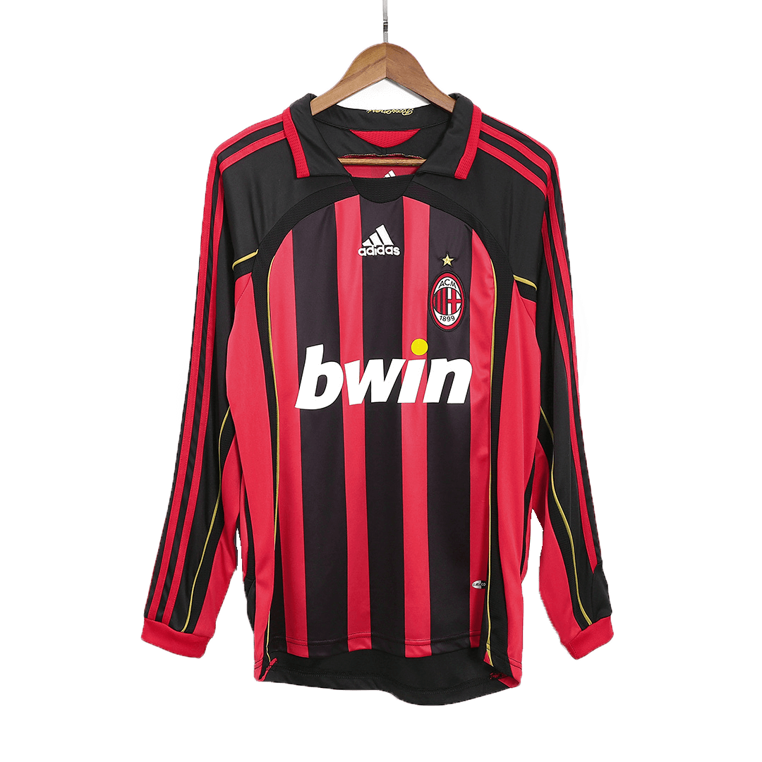 MALDINI #3 AC Milan Retro Jersey Home Long Sleeve Soccer Shirt