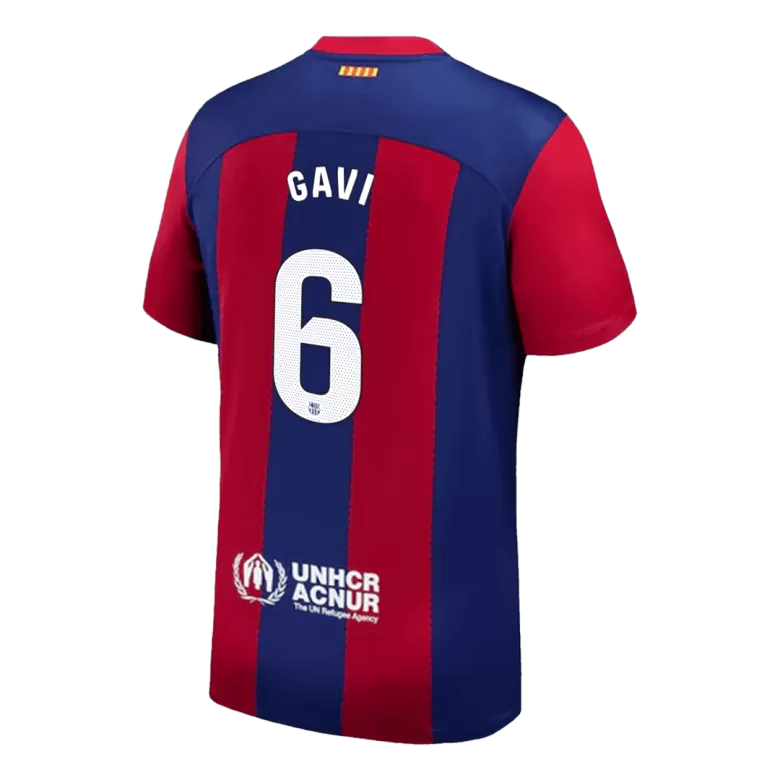  Jersey Custom GAVI #6 Soccer Jersey Home 2023/24 - bestsoccerstore