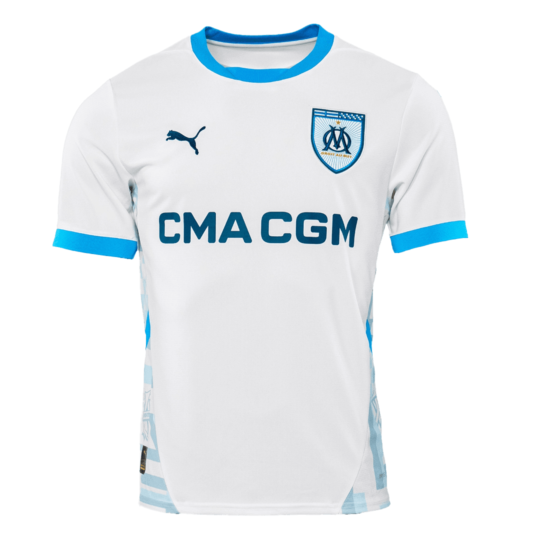 Marseille Soccer Jersey Home Shirt - bestsoccerstore
