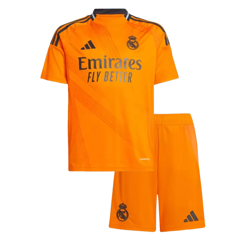 Kids Real Madrid Custom Away Soccer Kits 2024/25 - bestsoccerstore