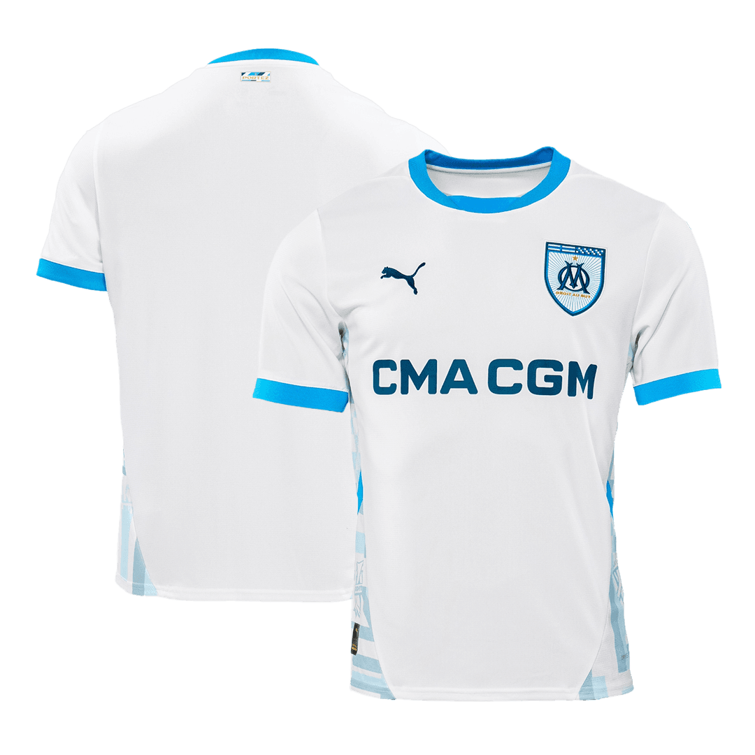 Marseille Soccer Jersey Home Shirt - bestsoccerstore