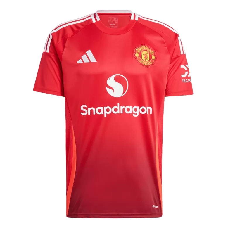 Men's Manchester United Home Soccer Jersey Shirt 2024/25 - bestsoccerstore