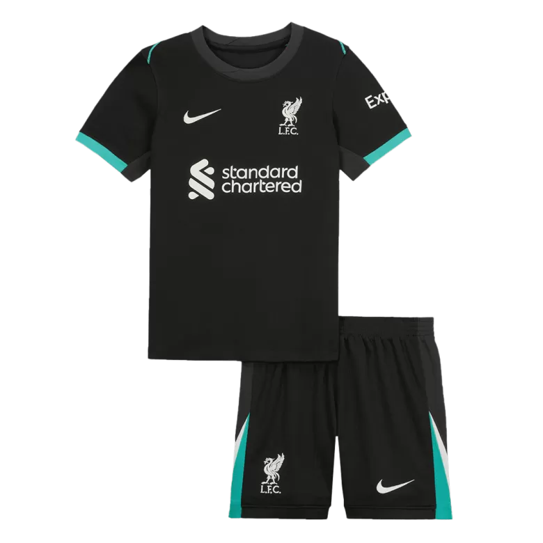 Kids Liverpool Away Soccer Kits 2024/25 - bestsoccerstore