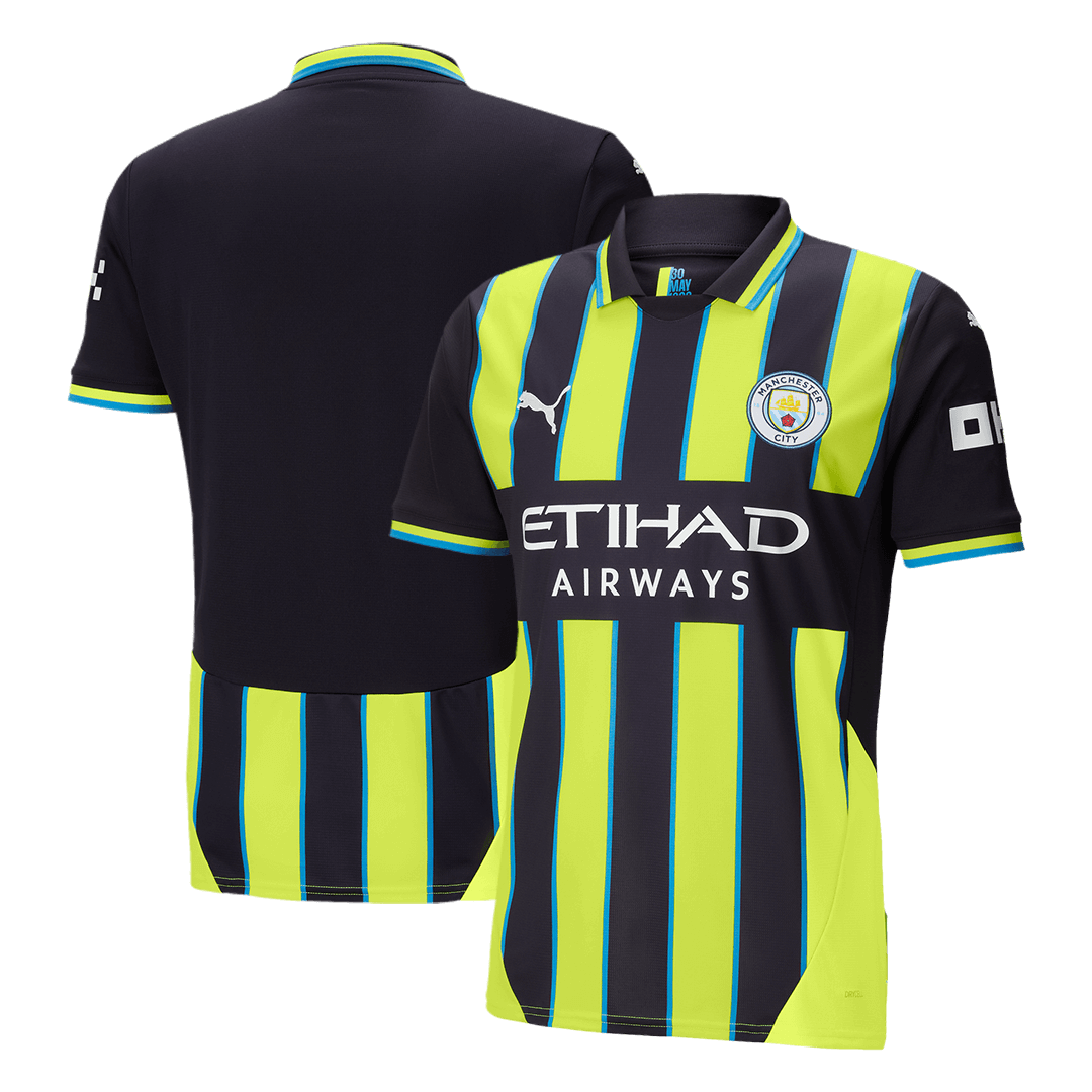 Manchester City Soccer Jersey Away Custom Shirt