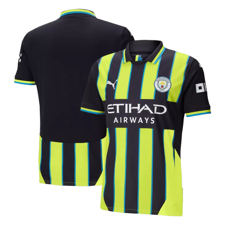 Manchester City Soccer Jersey Away Custom Shirt 2024/25 - bestsoccerstore