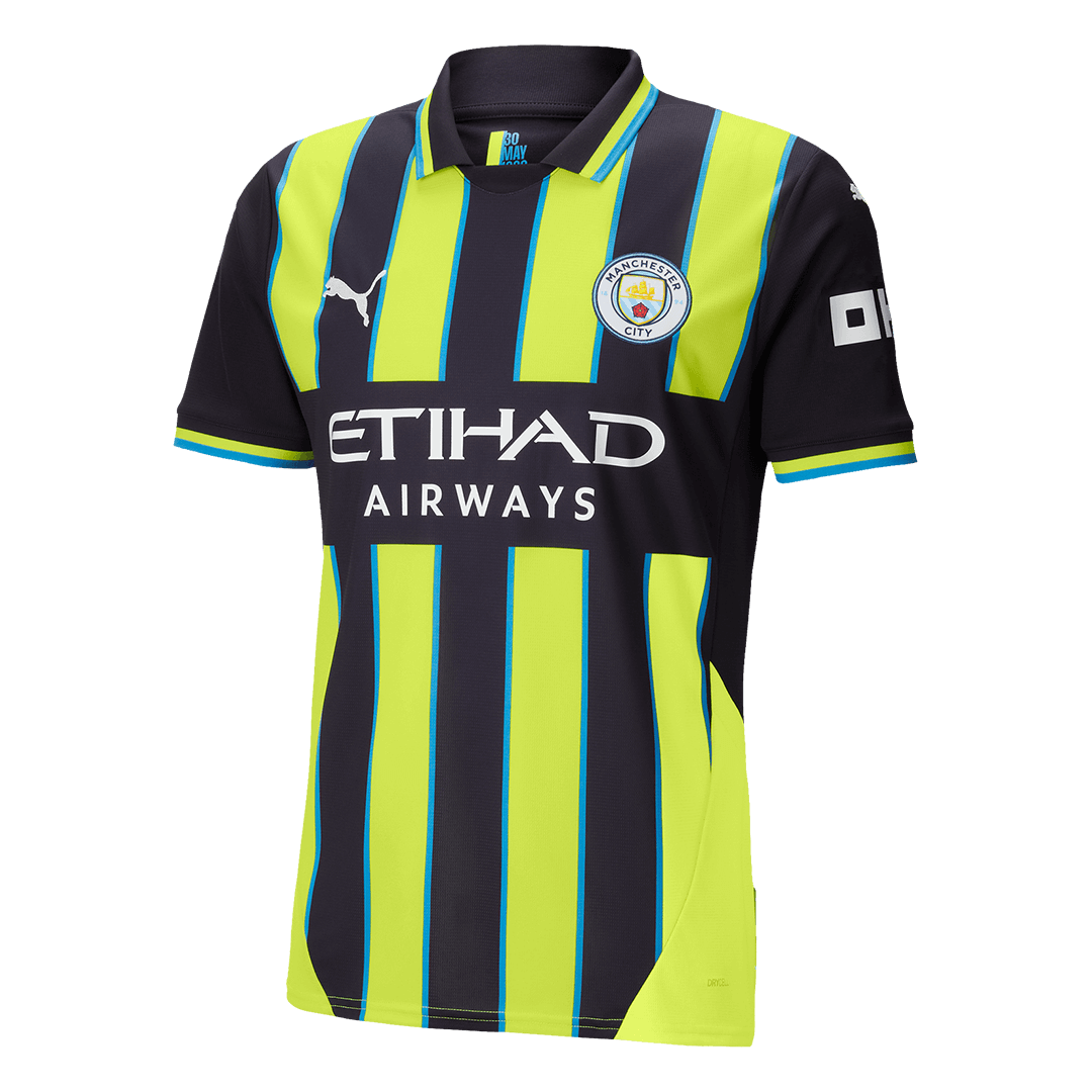 Manchester City Soccer Jersey Away Custom Shirt - bestsoccerstore