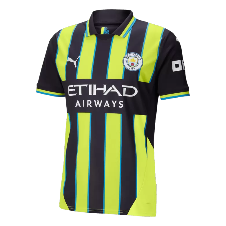 RODRIGO #16 Manchester City Soccer Jersey Away Custom Shirt 2024/25 - UCL - bestsoccerstore