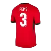 PEPE #3 Portugal Home Soccer Jersey Euro 2024 - bestsoccerstore