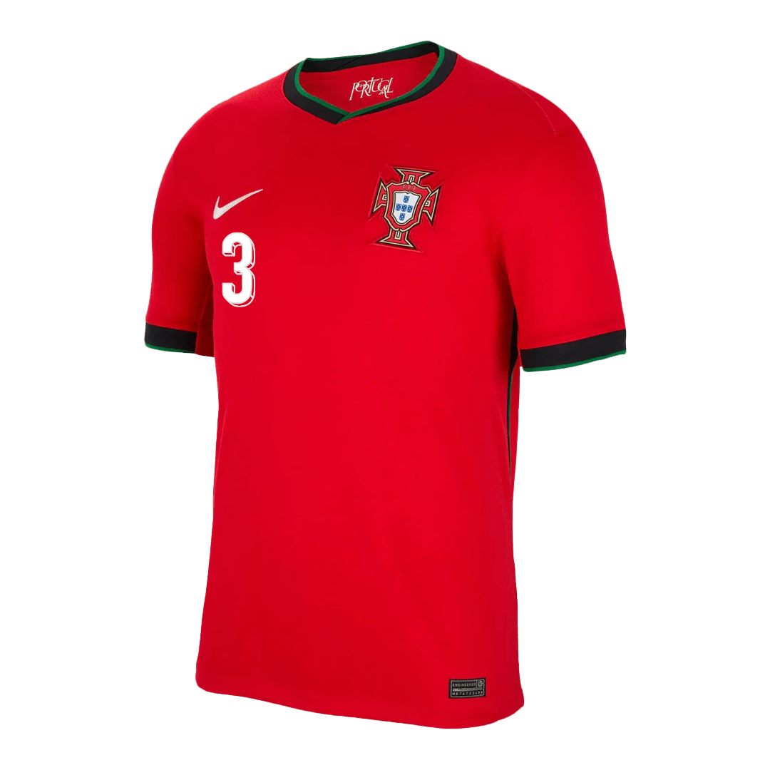 PEPE #3 Portugal Home Soccer Jersey Euro