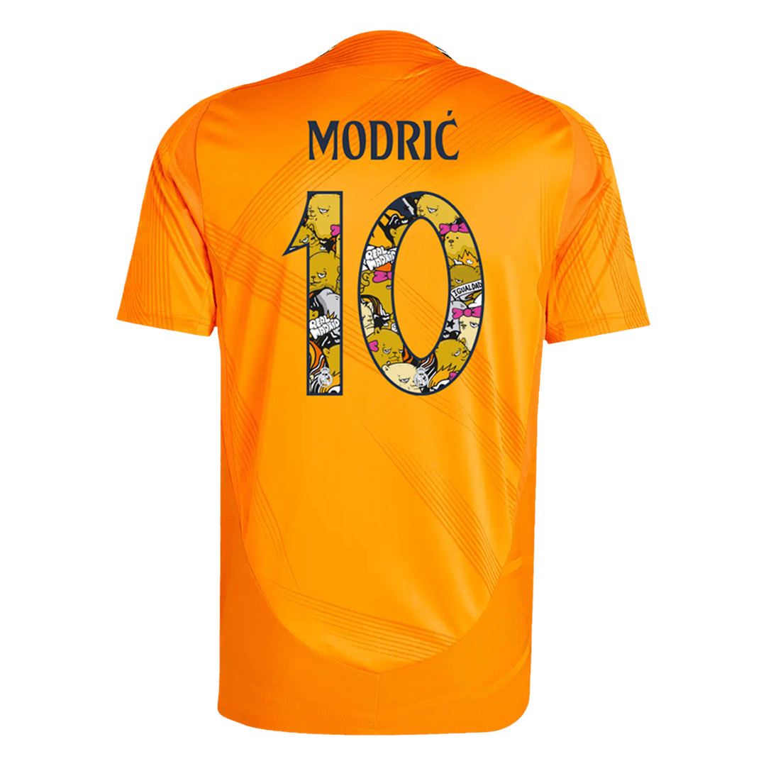 Real Madrid MODRIĆ #10 Away Custom Player Version Soccer Jersey - Bear Champ Font - bestsoccerstore