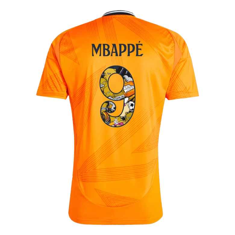 MBAPPÉ #9 Real Madrid Soccer Jersey Away Custom Shirt 2024/25 Bear Champ Font - bestsoccerstore