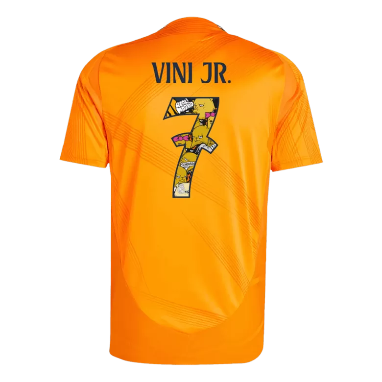 Authentic VINI JR. #7 Soccer Jersey Real Madrid Away Shirt 2024/25 Bear Champ Font - bestsoccerstore