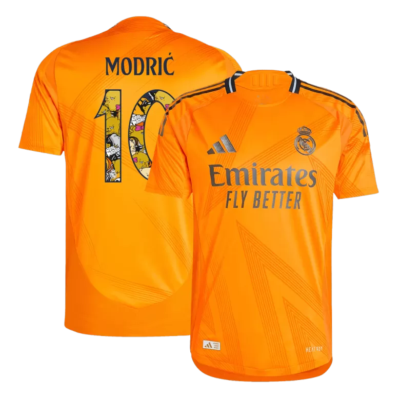 Authentic MODRIĆ #10 Soccer Jersey Real Madrid Away Shirt 2024/25 Bear Champ Font - bestsoccerstore