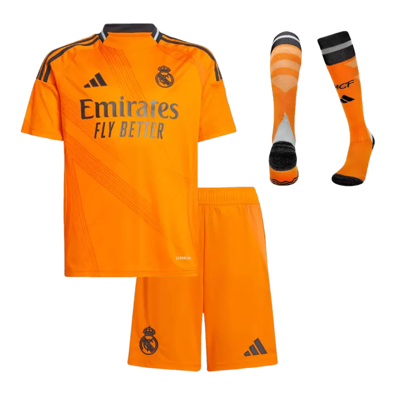 Kids Real Madrid Custom Away Full Soccer Kits
2024/25 - bestsoccerstore