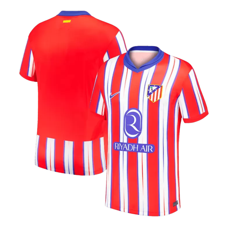 Atletico Madrid Soccer Jersey Home Custom Shirt 2024/25 - bestsoccerstore