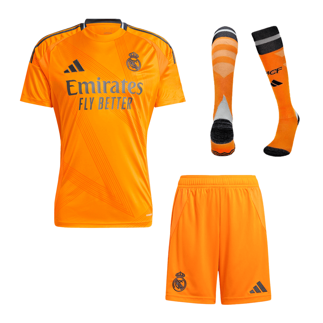 Real Madrid Away Custom Full Soccer Kit - bestsoccerstore