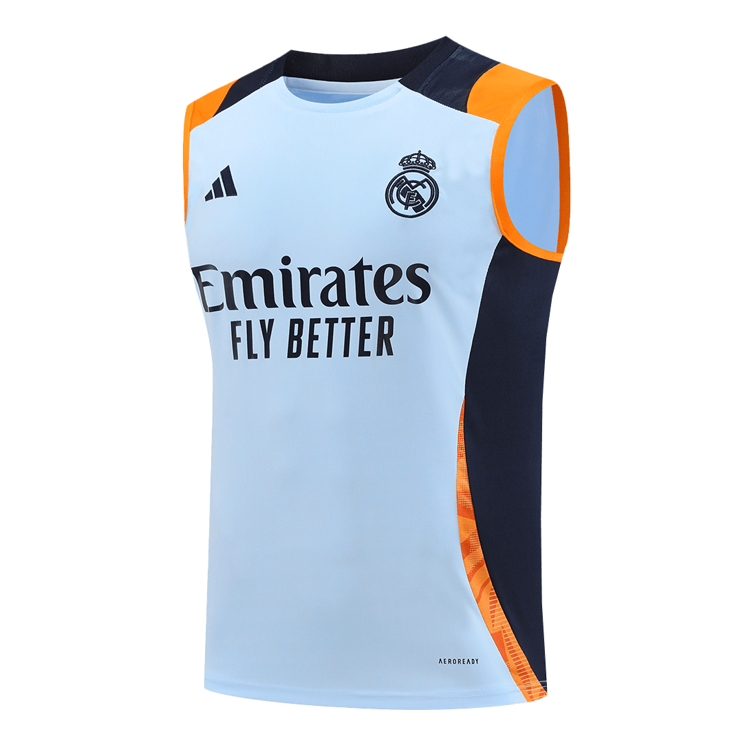 Real Madrid Pre-Match Training Vest Blue - bestsoccerstore