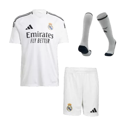 Real Madrid Home Custom Full Soccer Kit 2024/25 - bestsoccerstore