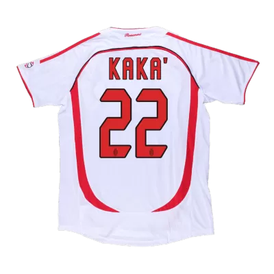 KAKA' #22 AC Milan Retro Jersey Away Soccer Shirt 2006/07 UCL - bestsoccerstore