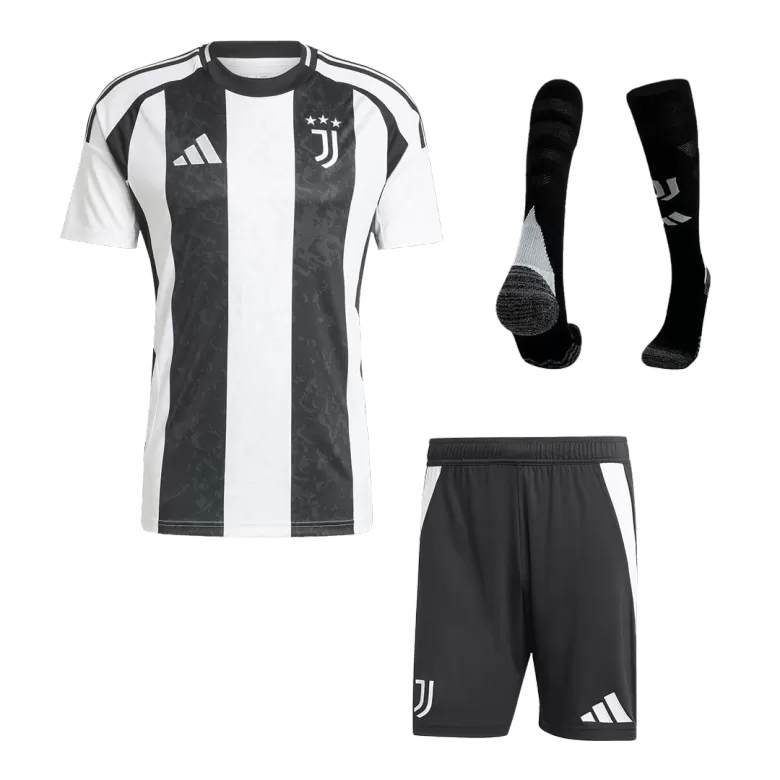 Juventus Home Custom Full Soccer Kit 2024/25 - bestsoccerstore