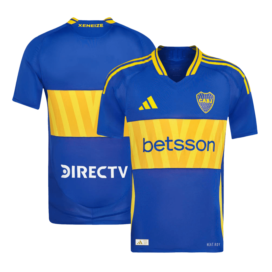 Boca Juniors Home Custom Player Version Soccer Jersey - bestsoccerstore